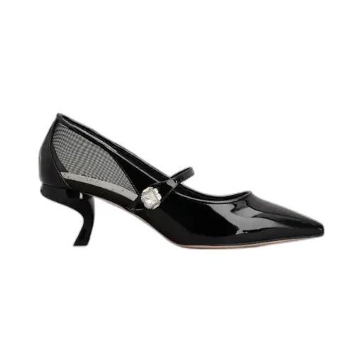 Virgule Babies Pumps In Patent Leather