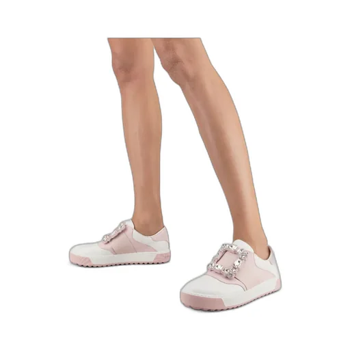 Viv' Golf Rhinestone Buckle Sneakers