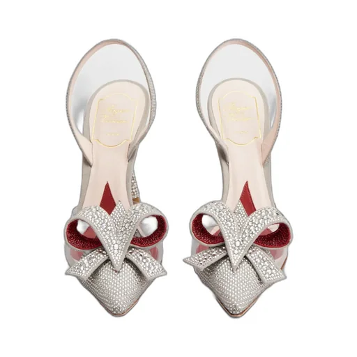 I Love Vivier Bow Embellished Pumps