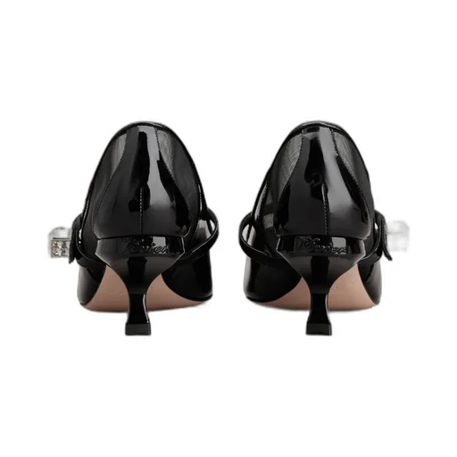 Virgule Babies Pumps In Patent Leather