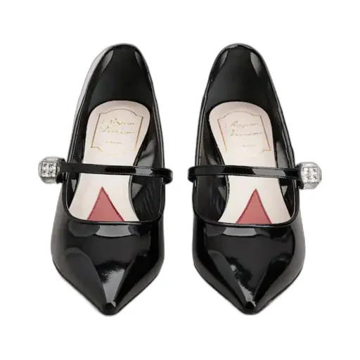 Virgule Babies Pumps In Patent Leather