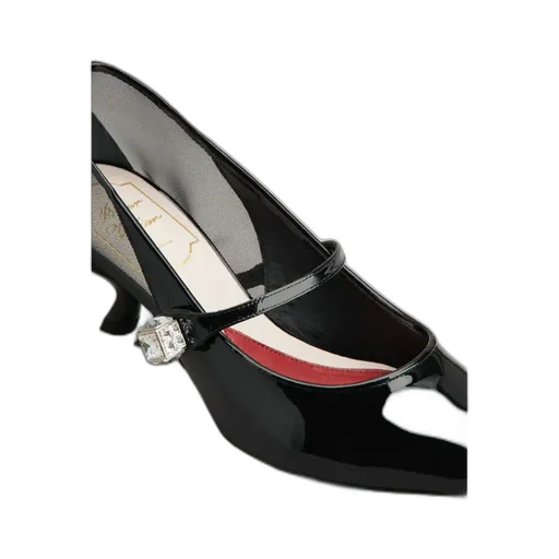 Virgule Babies Pumps In Patent Leather