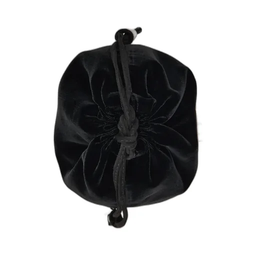 Embellished Drawstring Mini Bucket Bag