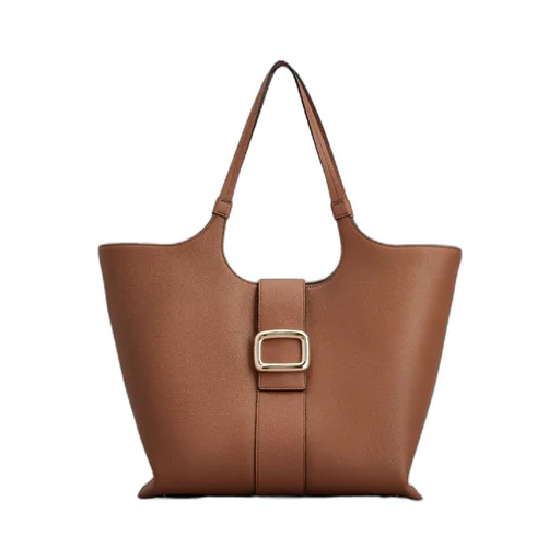Buckle Detailed Tote Bag