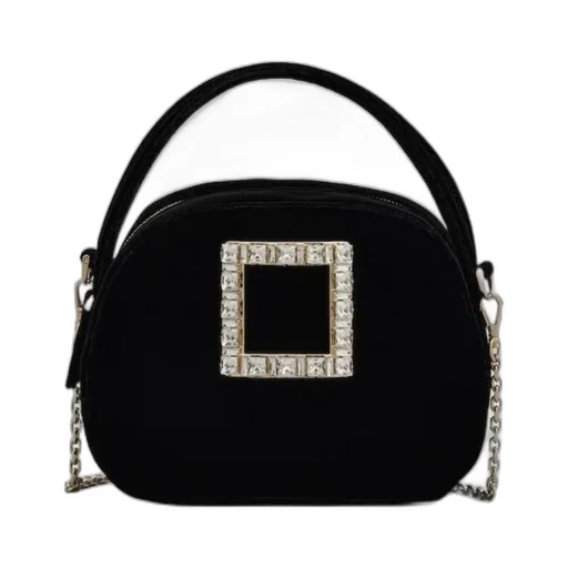 Viv' Ladybug Strass Buckle Mini Tote Bag