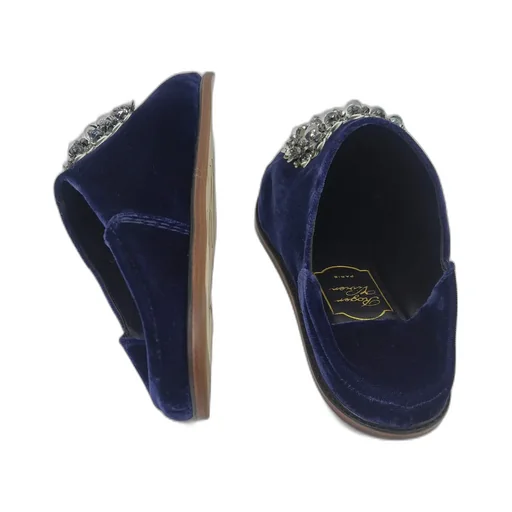 Metal Buckle Flat Shoes
