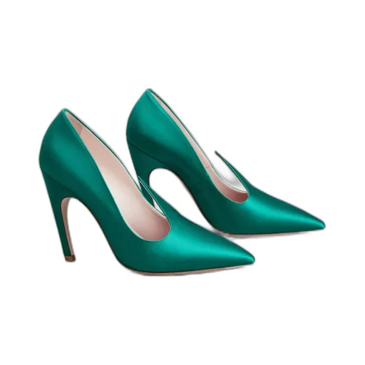 Choc Love Vivier Pumps In Satin