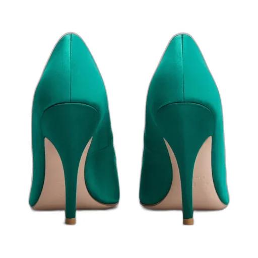 Choc Love Vivier Pumps In Satin