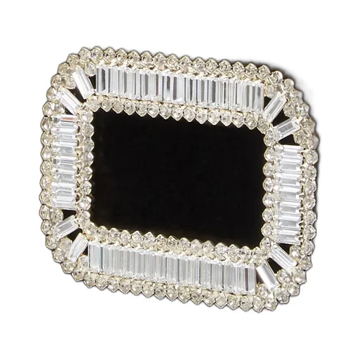 Buckle Embellished Clutch Bag