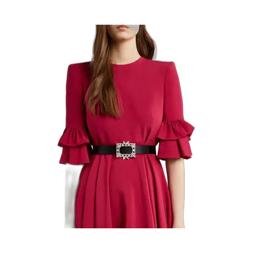 Broche Vivier Diamond Buckle Belt