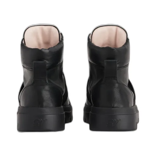 Tie Buckle Boots