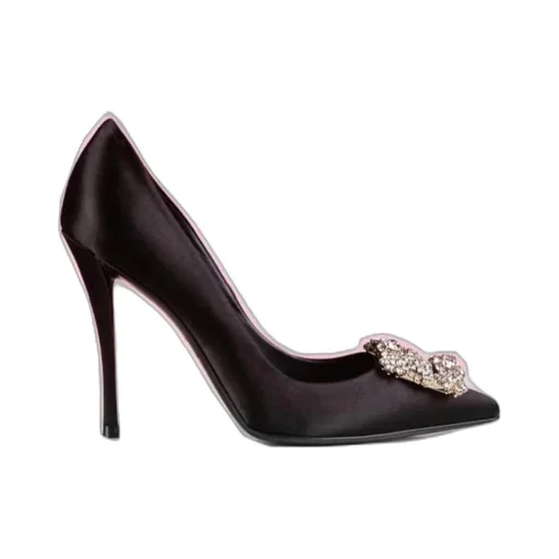 Flower Strass Buckle Pumps