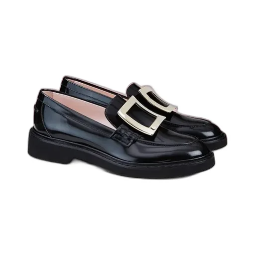 Viv' Rangers Buckle Embellished Loafers