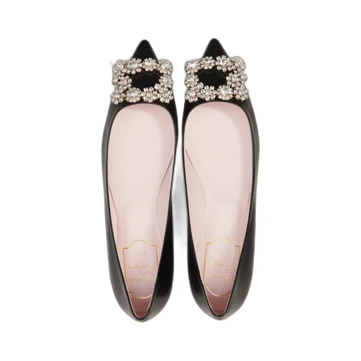 Floral Diamond Ballet Shoes