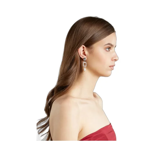 Buckle Pearl Earrings