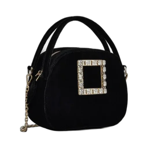 Viv' Ladybug Strass Buckle Mini Tote Bag