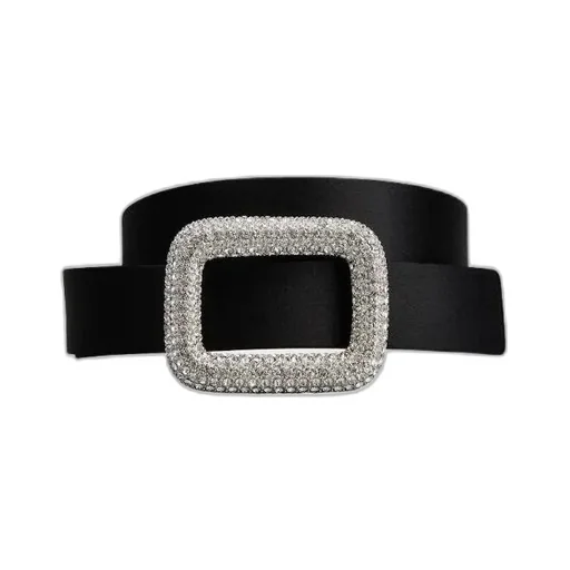 Viv' Choc Embellished Buckle Belt