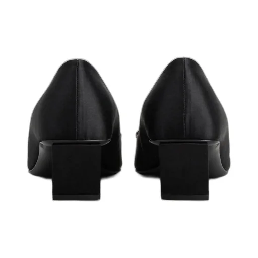 Belle Vivier Pilgrim Buckle Embellished Pumps