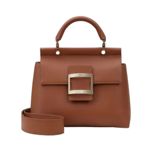 Viv' Cabas Metal Buckle Bag