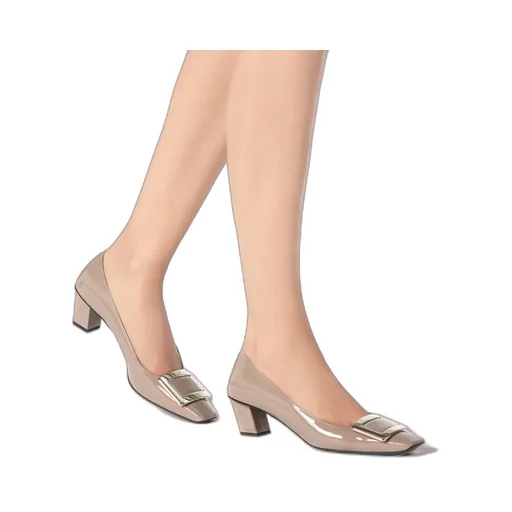 Belle Vivier Buckle Pumps