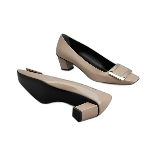 Belle Vivier Buckle Pumps