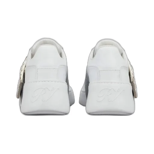 Viv' Skate Glitter Embellished Buckle Sneakers