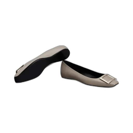 Trompette Buckle Ballerina Flats