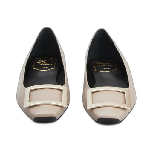 Trompette Buckle Ballerina Flats