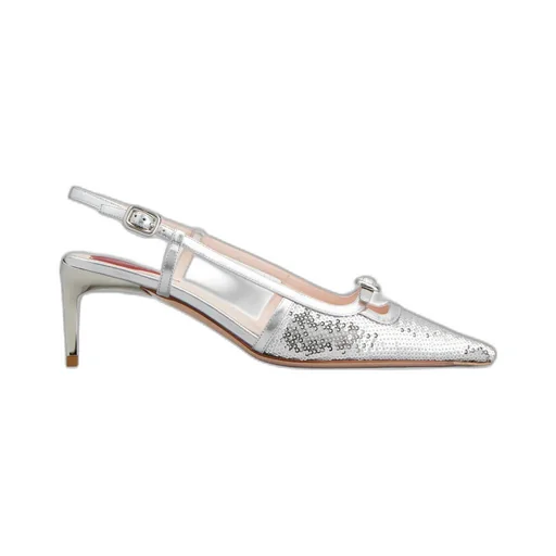 Mini Buckle Slingback Pumps