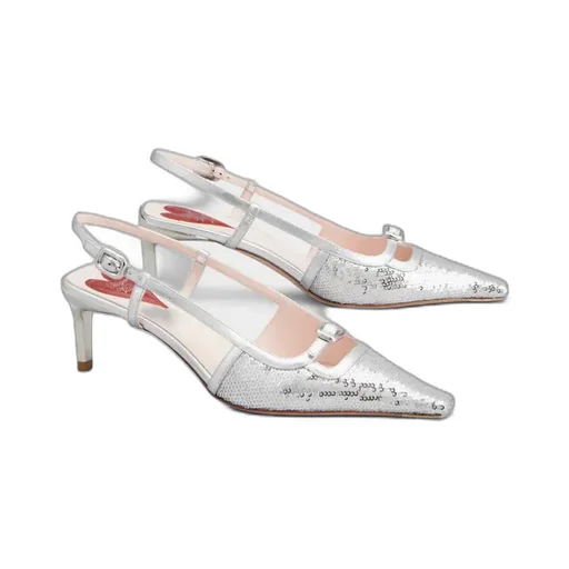 Mini Buckle Slingback Pumps