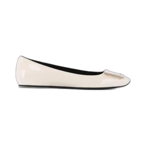 Trompette Buckle Ballerina Flats