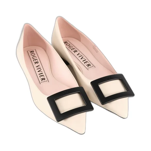 Gommettine Pointed-Toe Flat Shoes