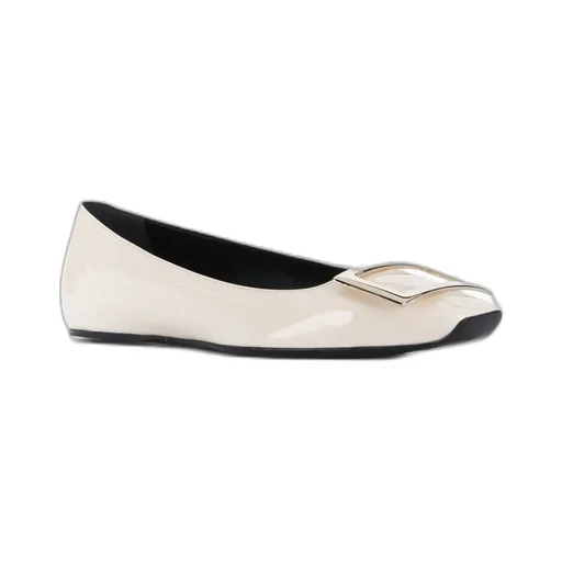 Trompette Buckle Ballerina Flats