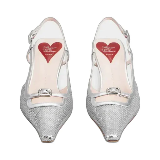Mini Buckle Slingback Pumps