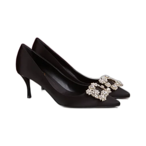 Embellished Pointed Toe Pumps