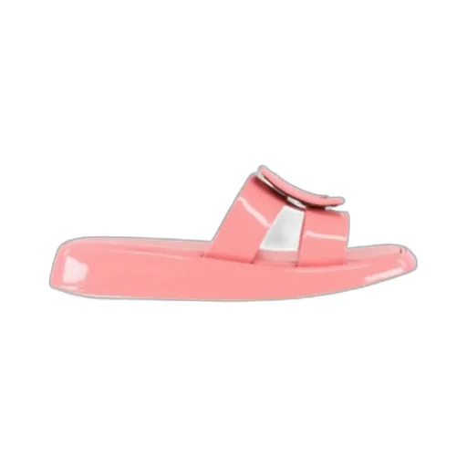 Vivier Leather Slides