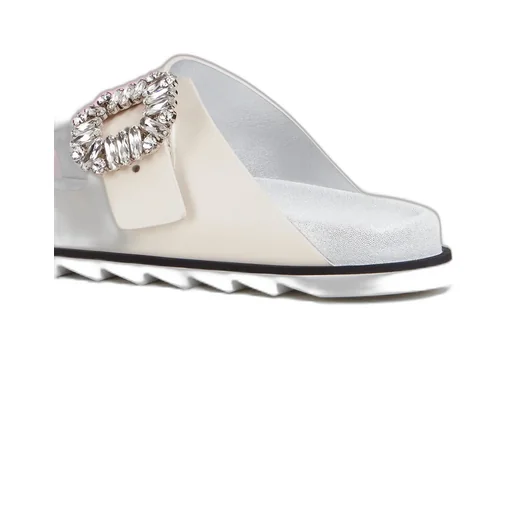 Slidy Viv' Buckle Open Toe Mules