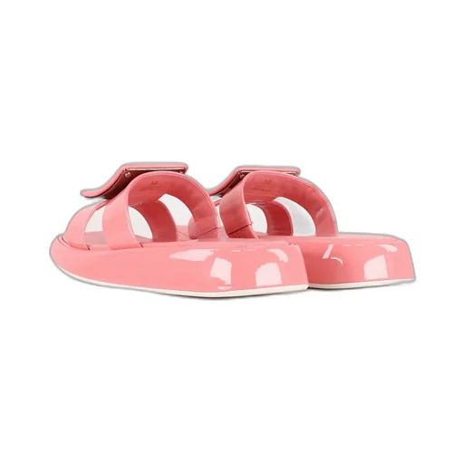 Vivier Leather Slides