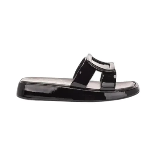 Slide Button-Down Sandals