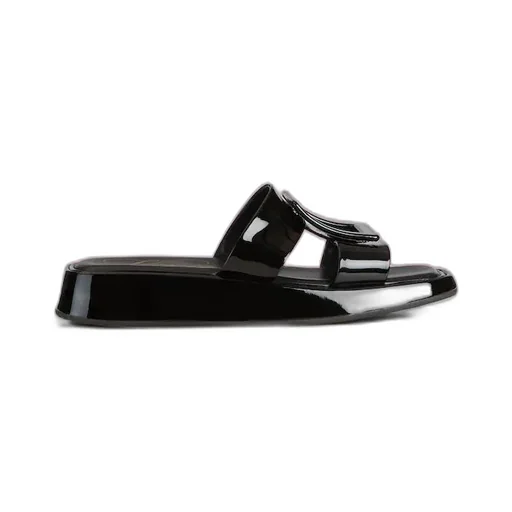 Slide Button-Down Sandals