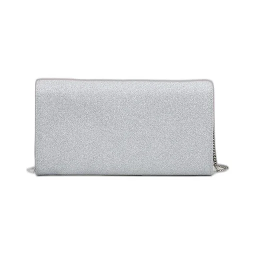 Flower Strass Buckle Clutch Bag