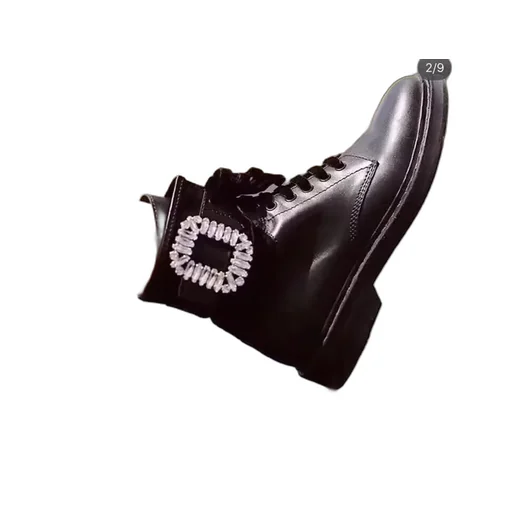 Rhinestone Ankle Boots