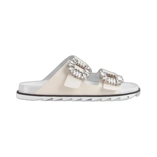 Slidy Viv' Buckle Open Toe Mules