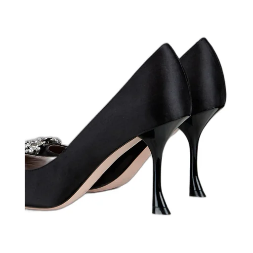 Bouquet Strass 85Mm Buckle Pumps