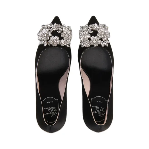 Bouquet Strass 85Mm Buckle Pumps