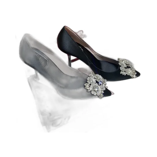 Bouquet Strass 85Mm Buckle Pumps