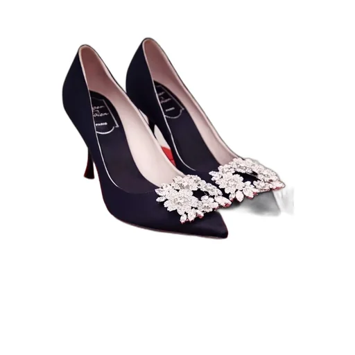 Bouquet Strass 85Mm Buckle Pumps