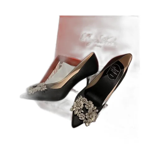 Bouquet Strass 85Mm Buckle Pumps