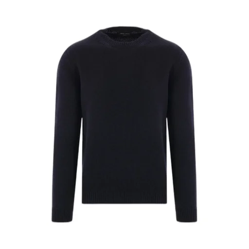 Round-Neck Knitted Sweater