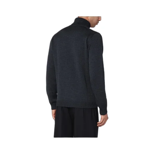 Wool High-Neck Sweater